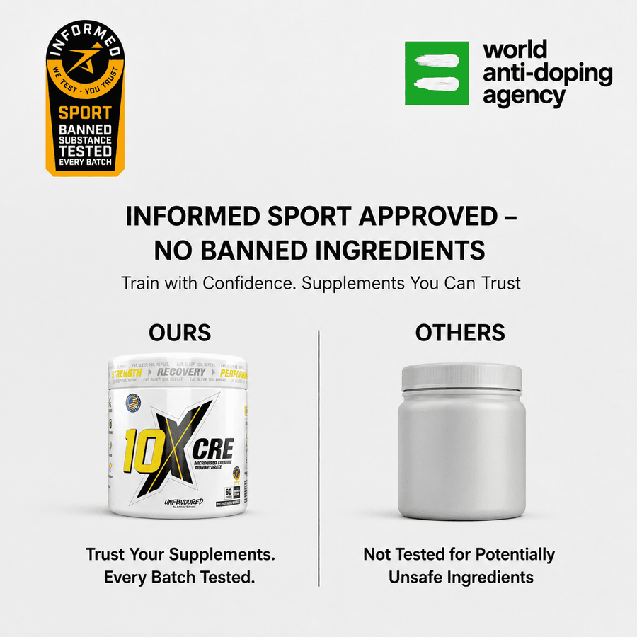 10X Creatine Monohydrate Powder | Unflavoured | 300 gms