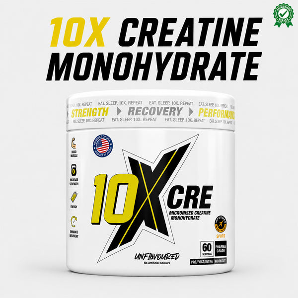 10X Creatine Monohydrate Powder | Unflavoured