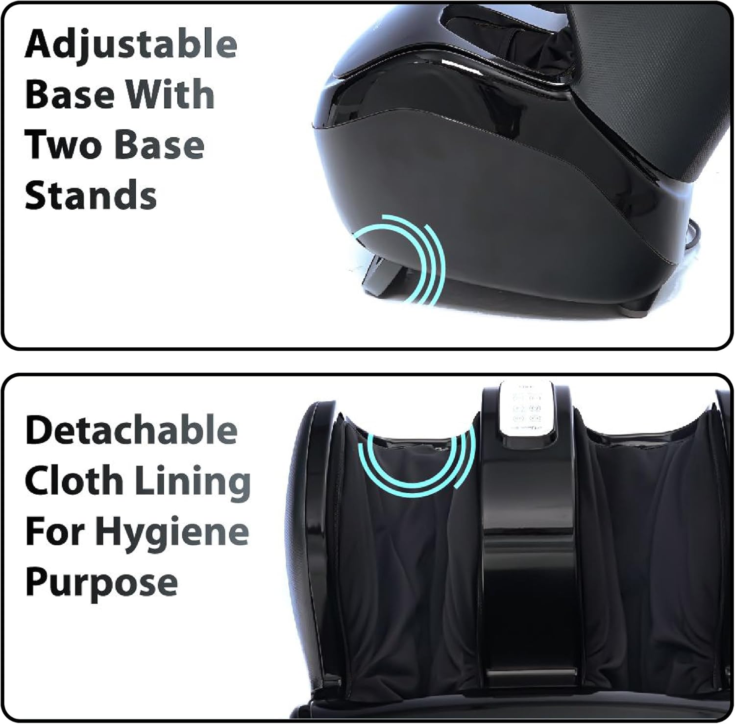 D-Queen Spa Foot Massager - 3D Rollers, Shiatsu, Heat Therapy