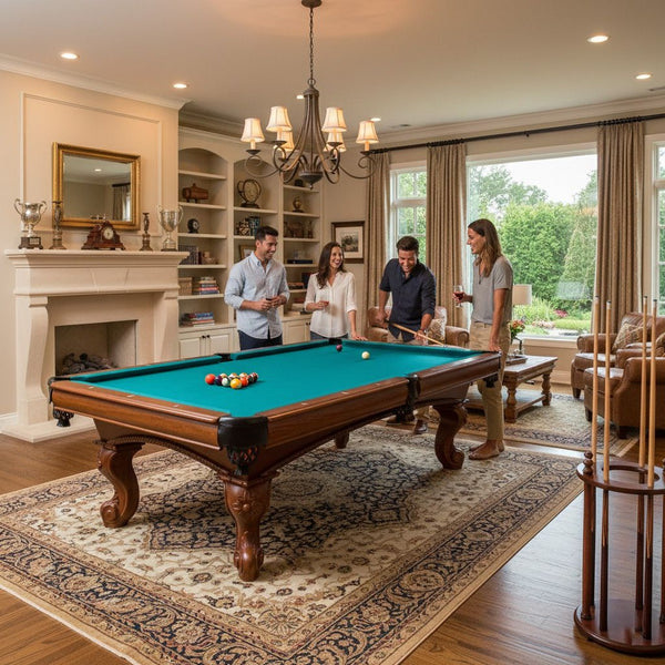 Classic Pool Table – 9FT WS37 Carved