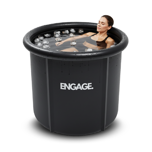 ENGAGE Portable Ice Bath Tub – Foldable Cold Plunge Tub for Athlete Recovery, Muscle Recovery & Ice Therapy