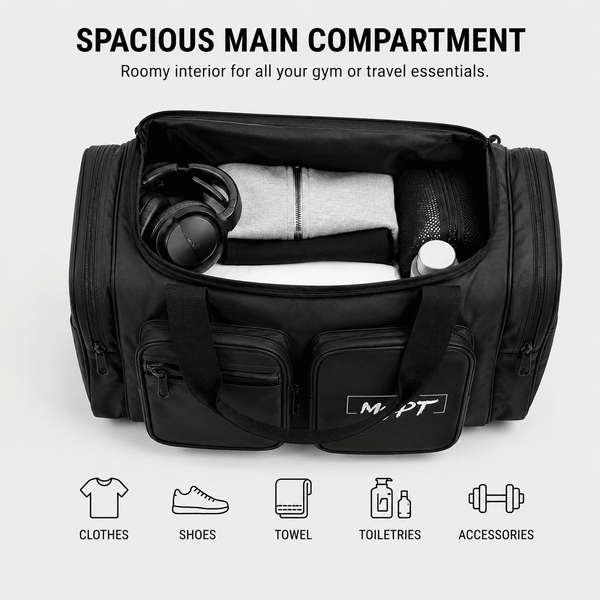 MyPT Gym Bag | Shoe Compartment, Waterproof, Multi-Pocket