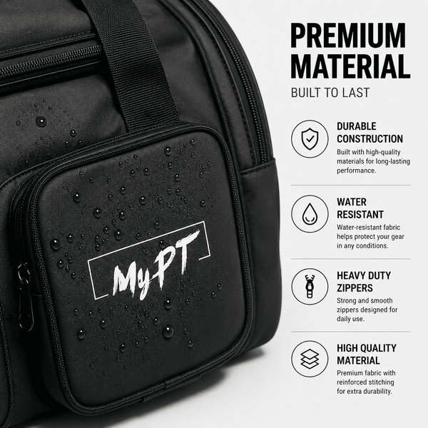 MyPT Gym Bag | Shoe Compartment, Waterproof, Multi-Pocket
