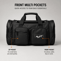 MyPT Gym Bag | Shoe Compartment, Waterproof, Multi-Pocket