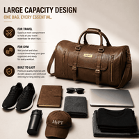 MyPT Leather Travel Duffel Bag