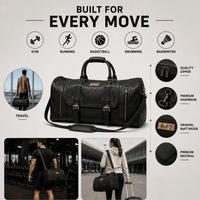 MyPT Leather Travel Duffel Bag