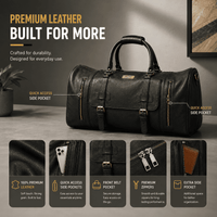 MyPT Leather Travel Duffel Bag