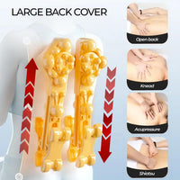 Lumbolux Mobile Seat Massager - Back, Shoulder & Neck Relief, 16 Heads, Heat, Vibration & Kneading