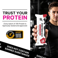 10X Athletic Milk Chocolate Cherry Protein Bars | 12 × 55g | 16g Protein per Bar