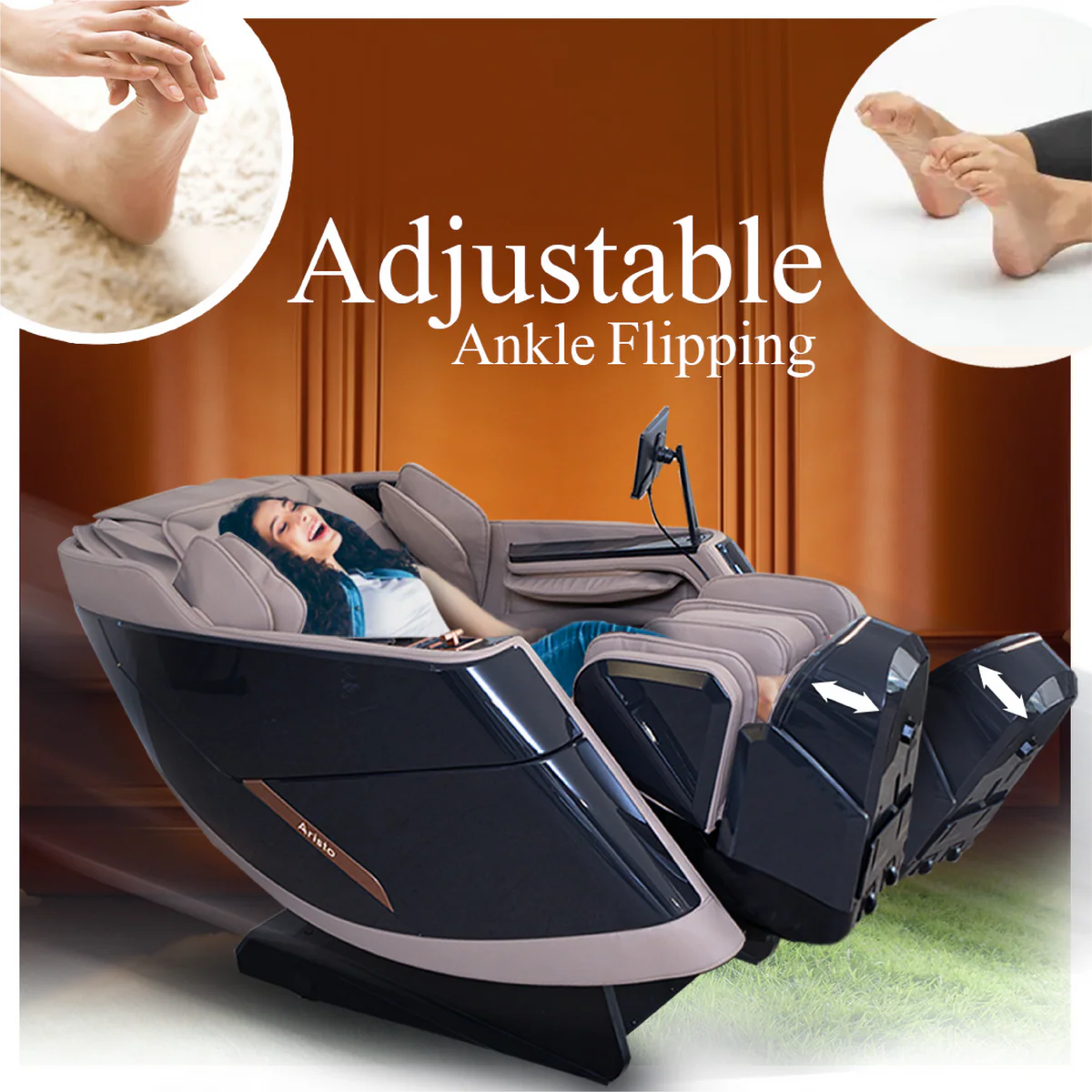 ARISTO Massage Chair | Thai Stretch | Zero Gravity | Voice Control | 6 Techniques | Carbon Fiber Heat | Body Detection