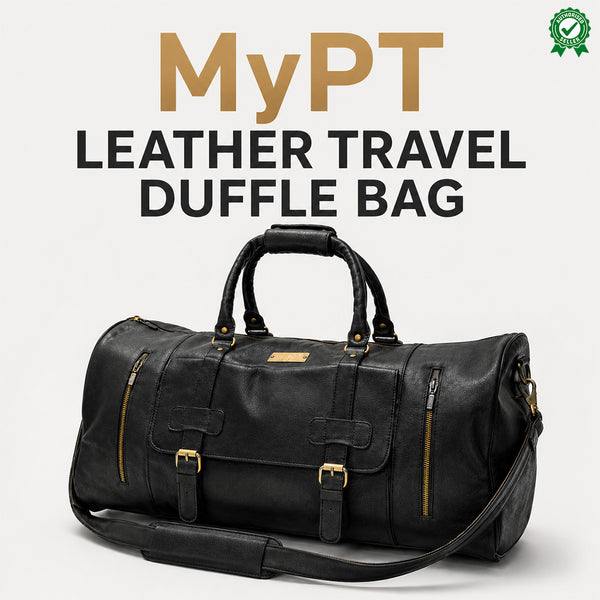 MyPT Leather Travel Duffel Bag