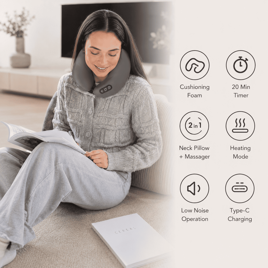 D-Dreamy 2-in-1 Neck Pillow Massager