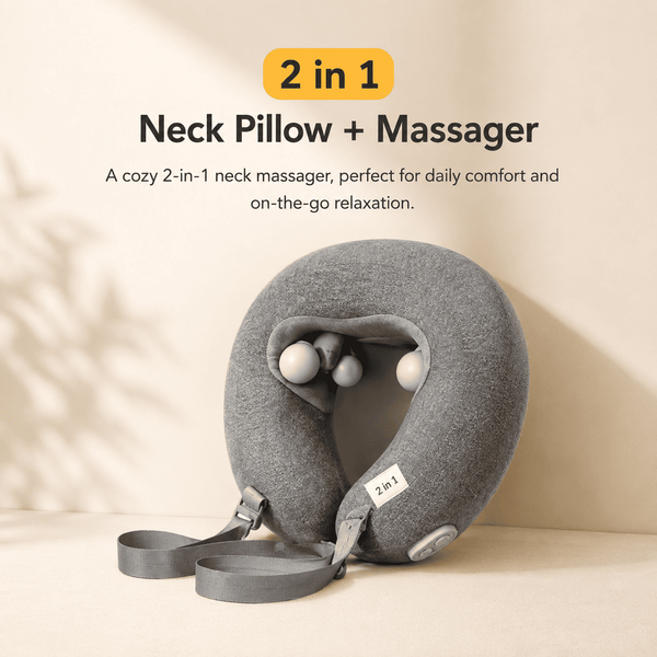 D-Dreamy 2-in-1 Neck Pillow Massager
