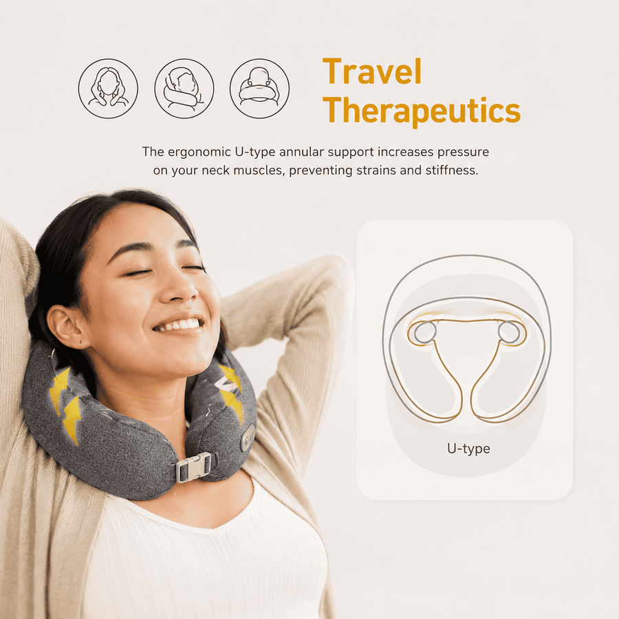 D-Dreamy 2-in-1 Neck Pillow Massager