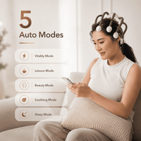 OctoGusto Electric Head Massager | 360° Acupuncture | Hair Growth & Stress Relief