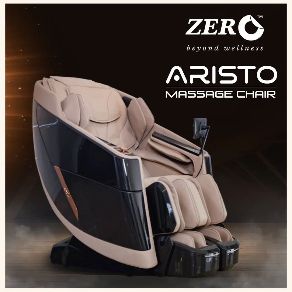 Sereno First Class Massage Chair - AI Body Scan, Zero Gravity, Beige