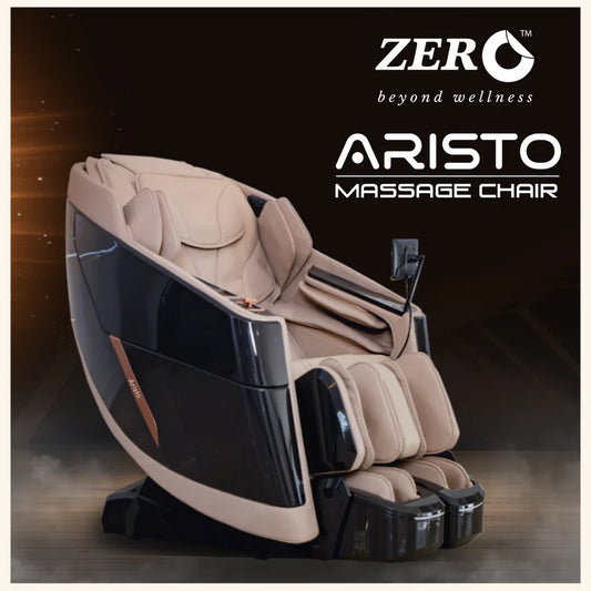 Sereno First Class Massage Chair - AI Body Scan, Zero Gravity, Beige
