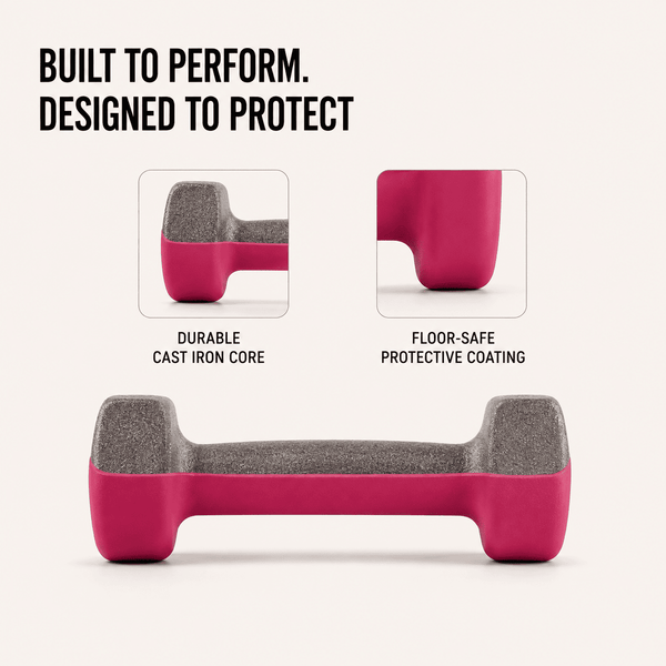 Axox Fitness Neoprene Dumbbell | 1kg Pair