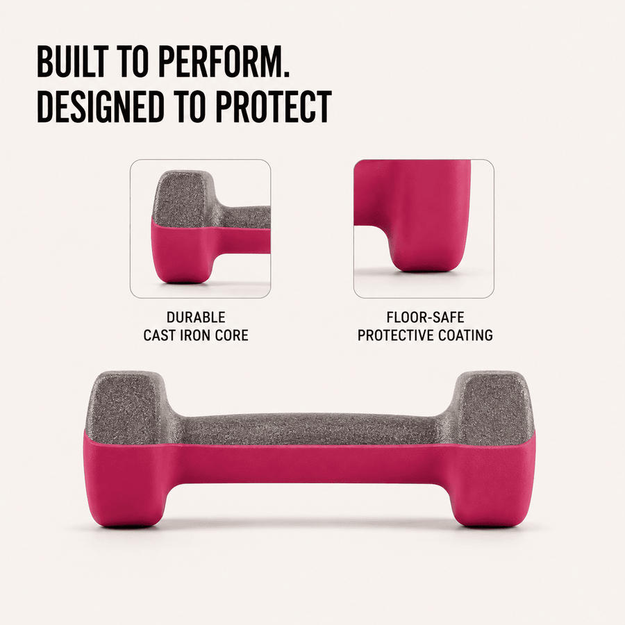 Axox Fitness Neoprene Dumbbell | 1kg Pair