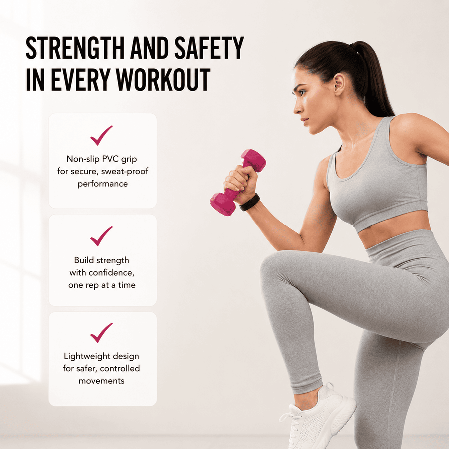 Axox Fitness Neoprene Dumbbell | 1kg Pair