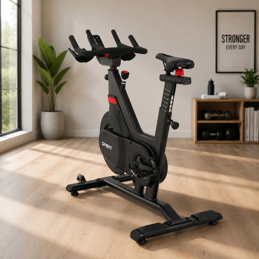 Spirit Fitness SBC900 Indoor Bike with Console and Coaching Light