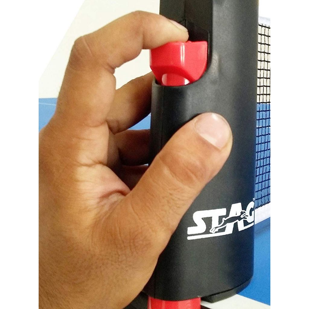 Stag Retractable Table Tennis Net – Adjustable Clamp
