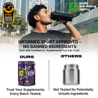 10X Athletic STIM Pre Workout Powder 600g | 400mg Caffeine