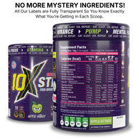 10X Athletic STIM Pre Workout Powder 600g | 400mg Caffeine