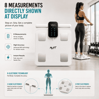 MyPT Smart Body Composition Scale | White