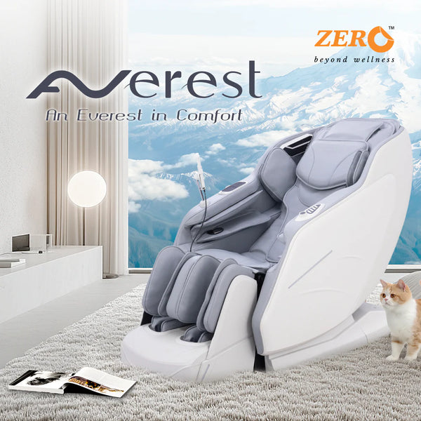 Averest 4D Massage Chair - AI Body Scan, Zero Gravity, 360° Heat, 28 Airbags, Voice Control - Grey