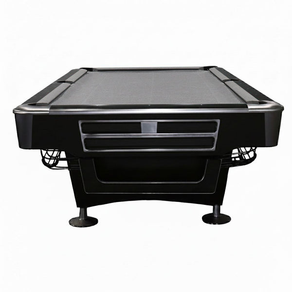 Pinnacle Premium Slate Solid Wood Billiard Table 8FT Black | TableTurf