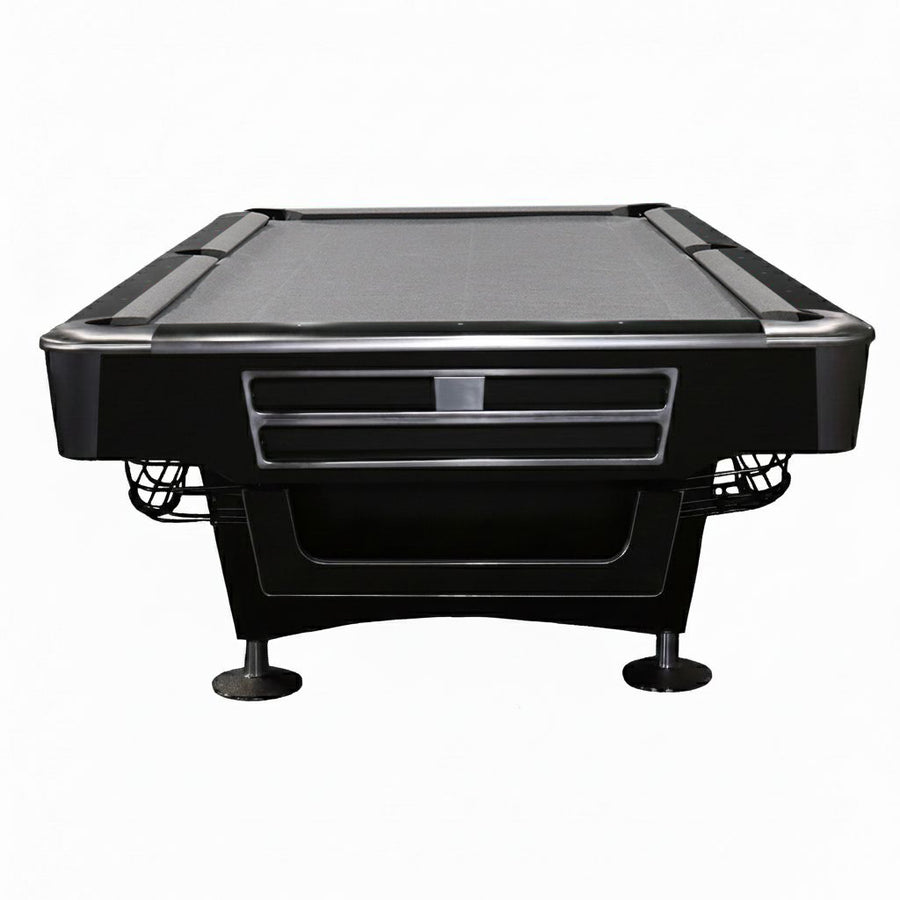 Pinnacle Premium Slate Solid Wood Billiard Table 8FT Black | TableTurf
