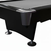 Pinnacle Premium Slate Solid Wood Billiard Table 8FT Black | TableTurf