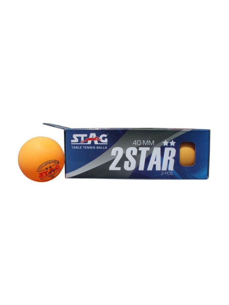 Stag Table Tennis Ball Two Star – Pack of 3
