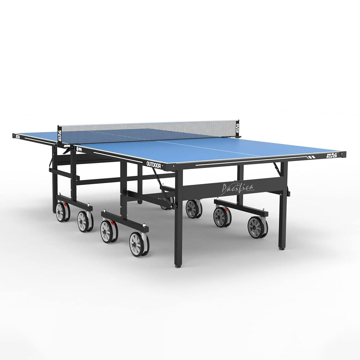 Stag Pacifica Outdoor Table Tennis Table – Blue
