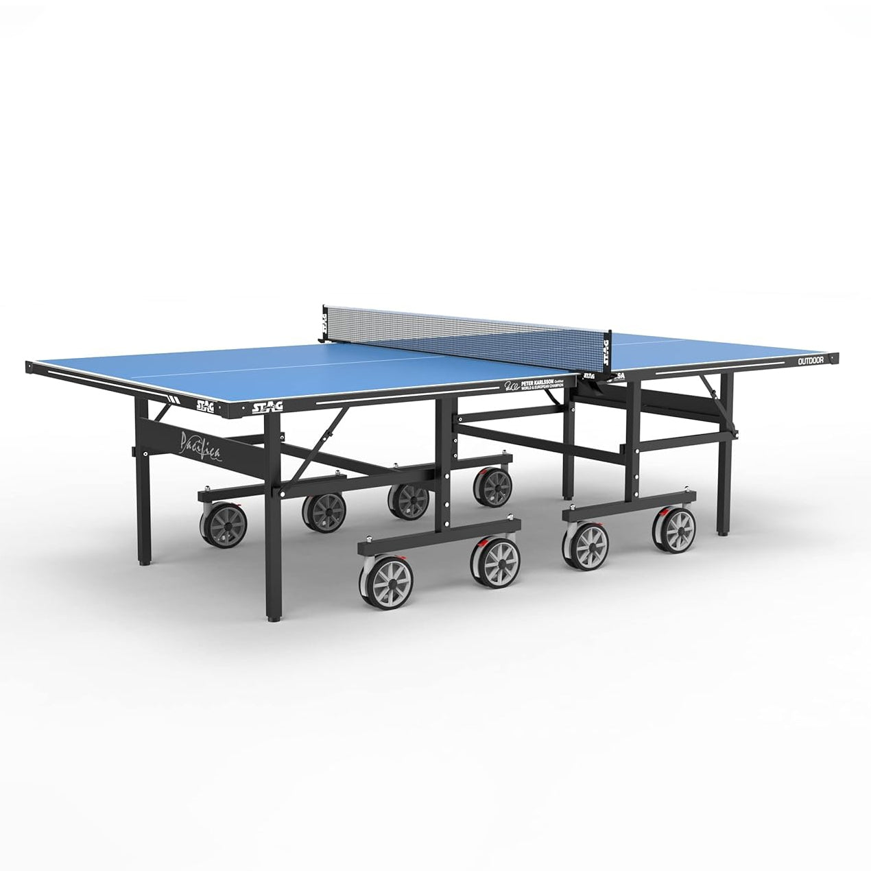 Stag Pacifica Outdoor Table Tennis Table – Blue