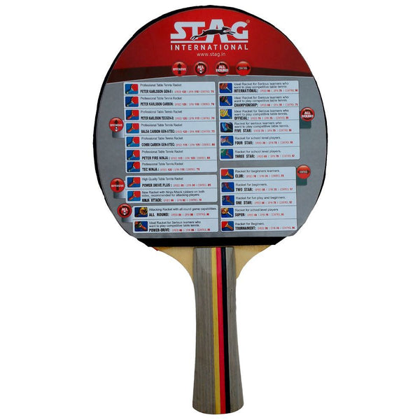 Stag 4 Star Table Tennis Racket