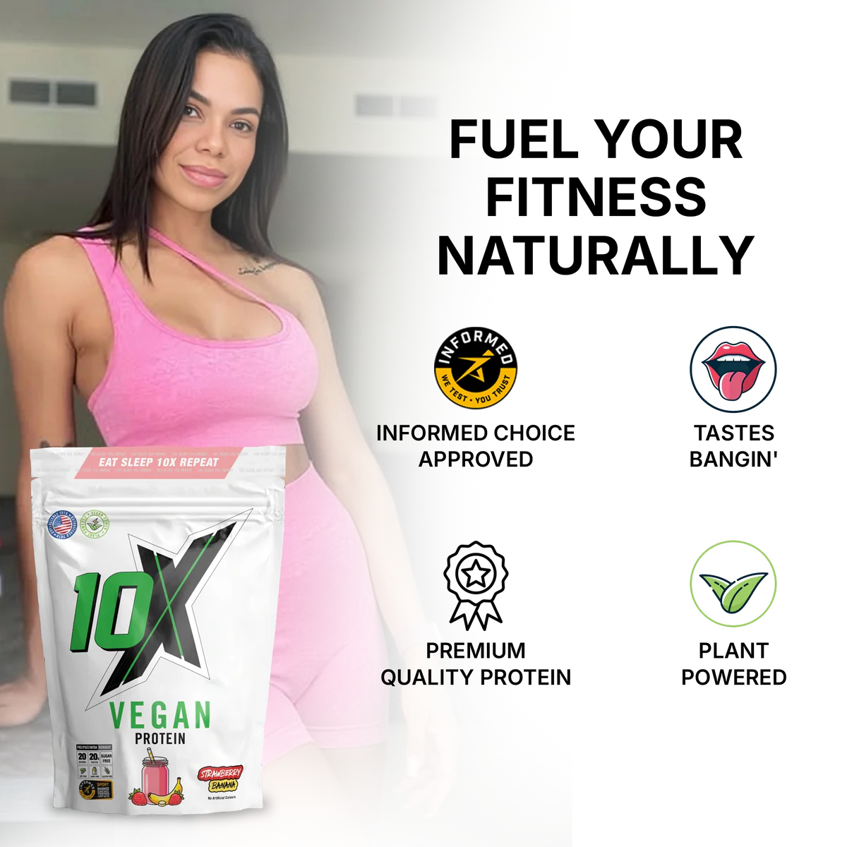 10X Vegan Protein Chocolate 20 servings