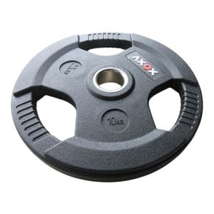 3-Grip Rubber Weight Plate 10Kg With Pvc Label