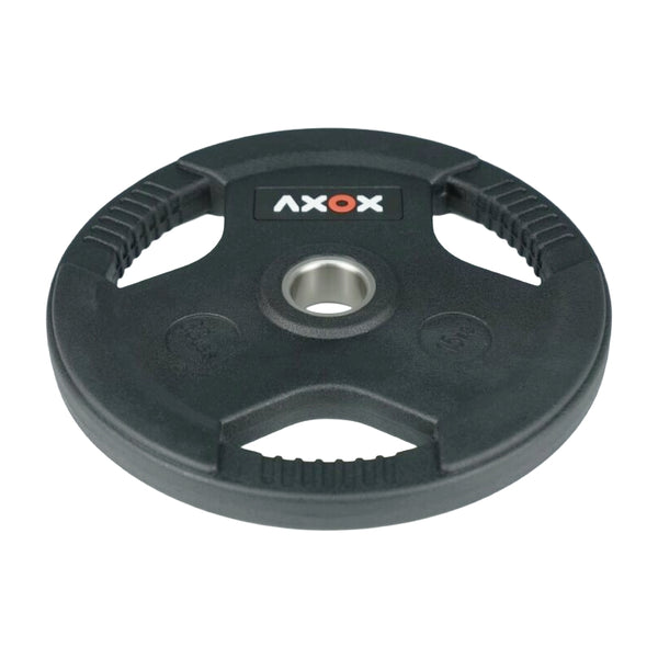 3-Grip Rubber Weight Plate with PVC Label - 15kg