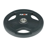 3-Grip Rubber Weight Plate with PVC Label - 15kg