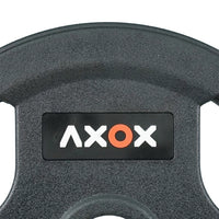 3-Grip Rubber Weight Plate with PVC Label - 15kg