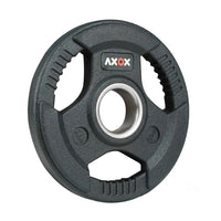 3-Grip Rubber Weight Plate with PVC Label - 2.5kg