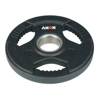 3-Grip Rubber Weight Plate with PVC Label - 2.5kg