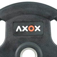 3-Grip Rubber Weight Plate with PVC Label - 20kg