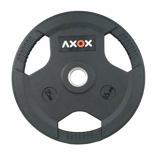 3-Grip Rubber Weight Plate 25Kg With Pvc Label
