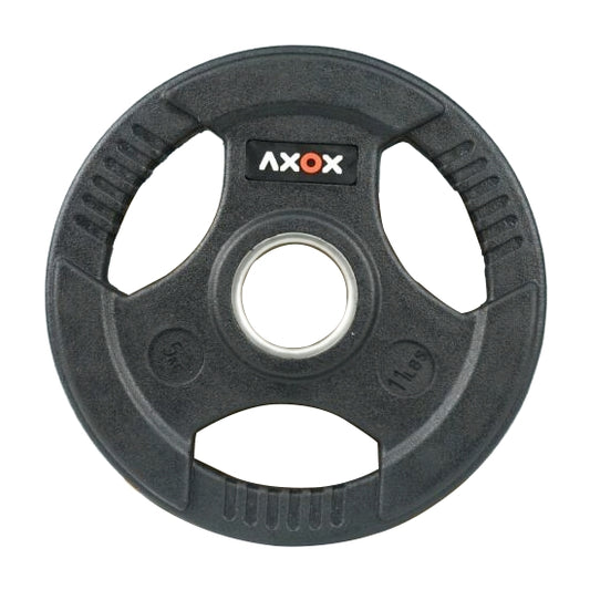 3-Grip Rubber Weight Plate 5Kg With Pvc Label