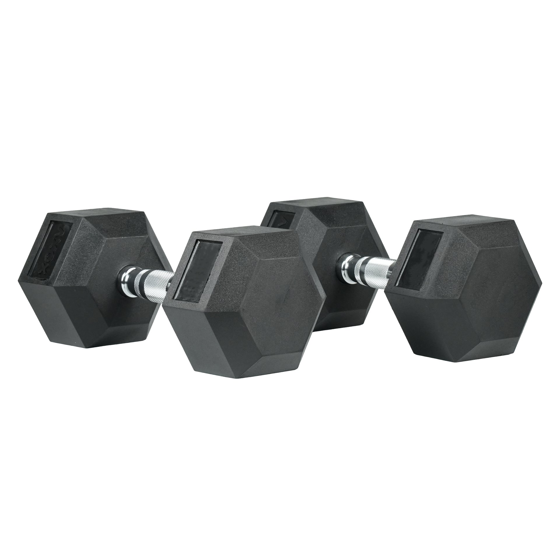 Hex Rubber Dumbbell - Pair 2.5kg