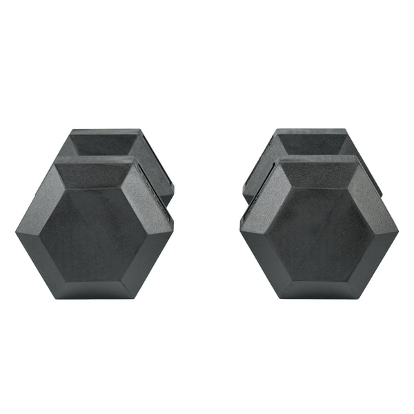 Hex Rubber Dumbbell - Pair 2.5kg