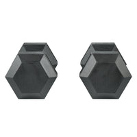 Hex Rubber Dumbbell - Pair 2.5kg